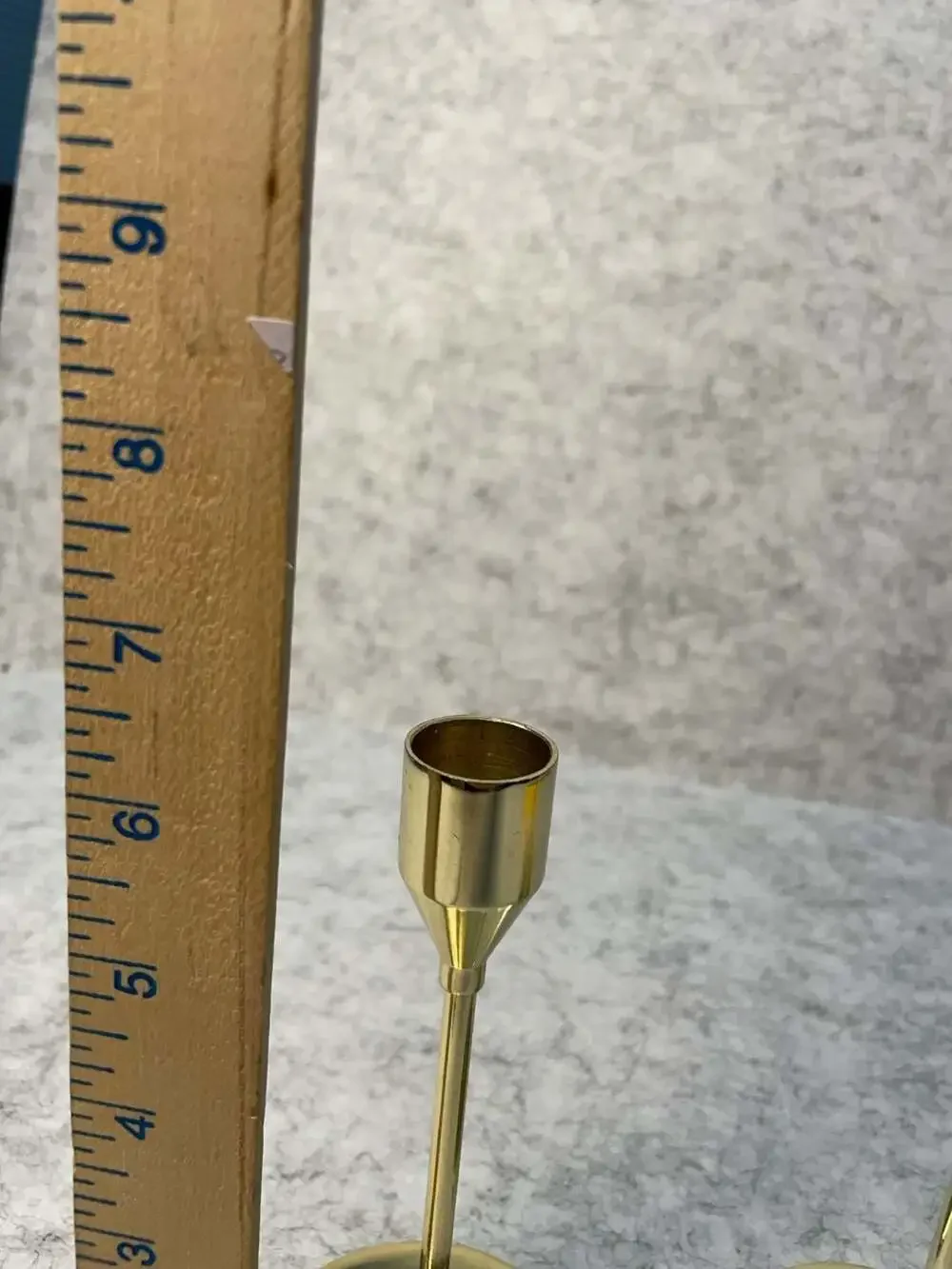 Hobby Lobby Gold Metal Taper Candle Holders Set of 3